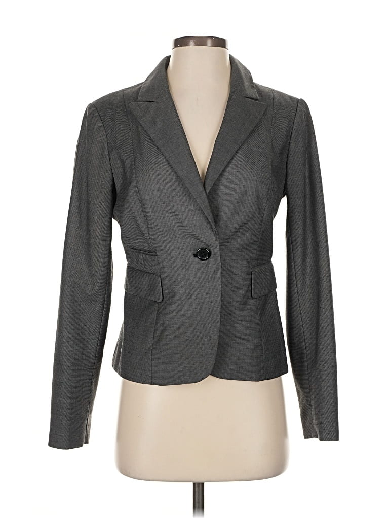 Pre-owned The Limited Blazer Jacket In Gray