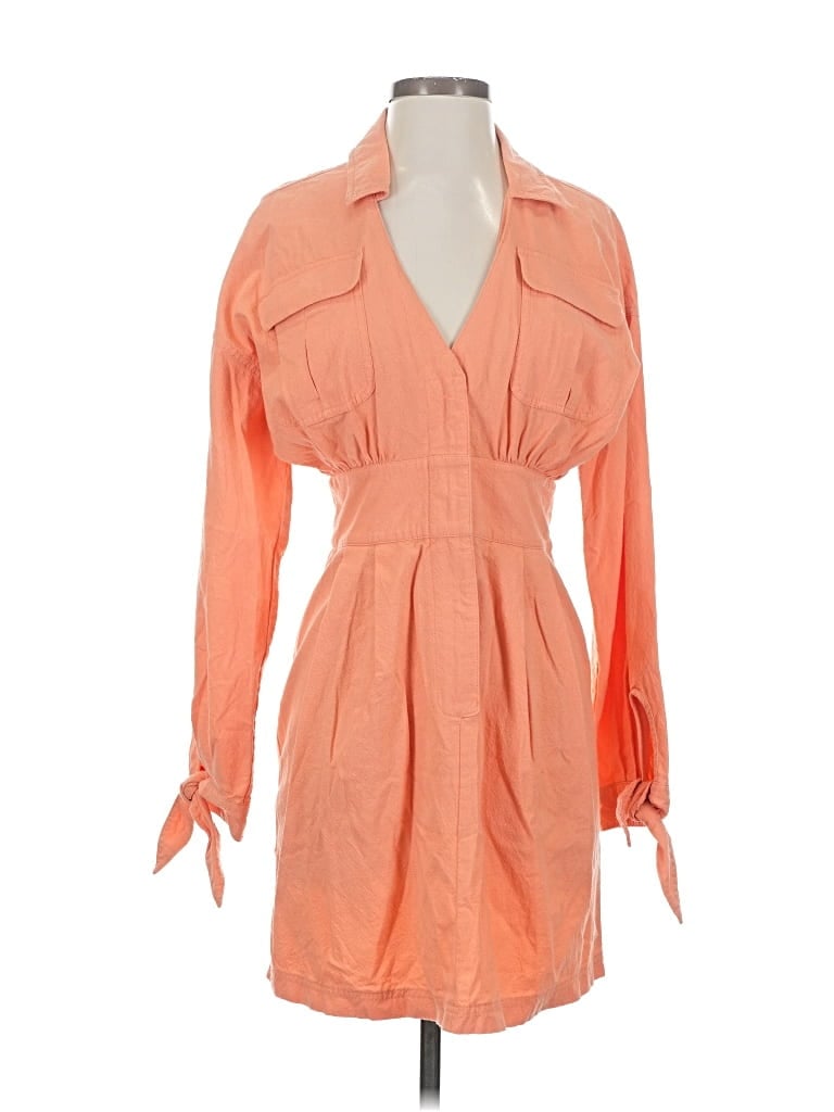 Pre-owned Asos Design Casual Dress In Orange