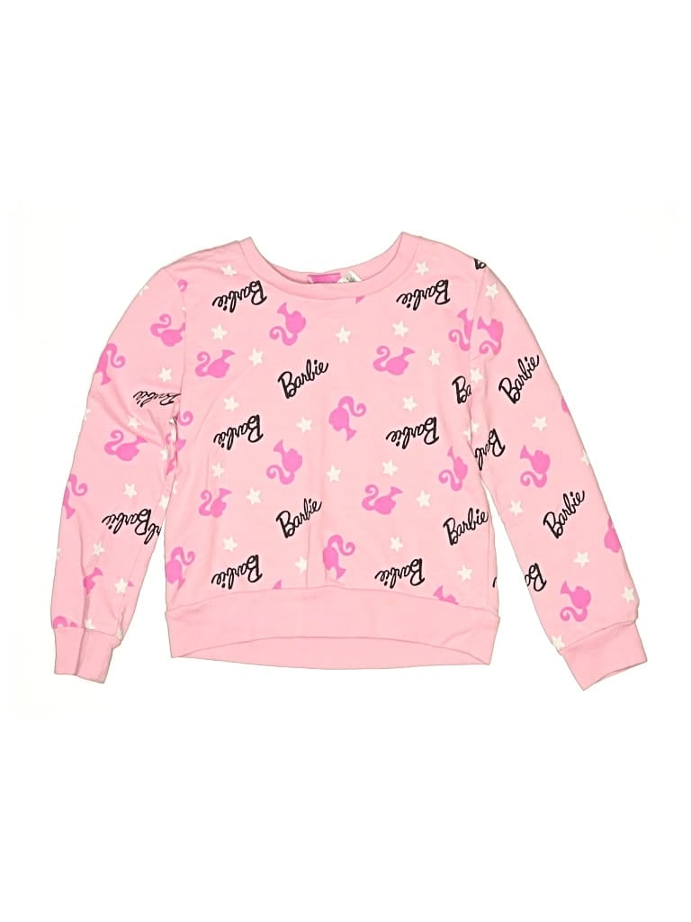 Pre-owned Barbie Kids' Sweatshirt In Pink