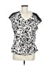Adrienne Vittadini Black Short Sleeve Blouse Size M - photo 1