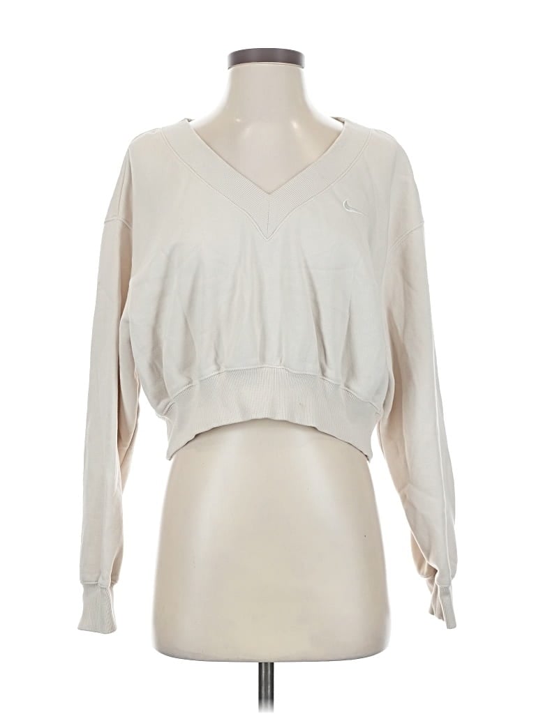 Pre-owned Nike Pullover Sweater In White