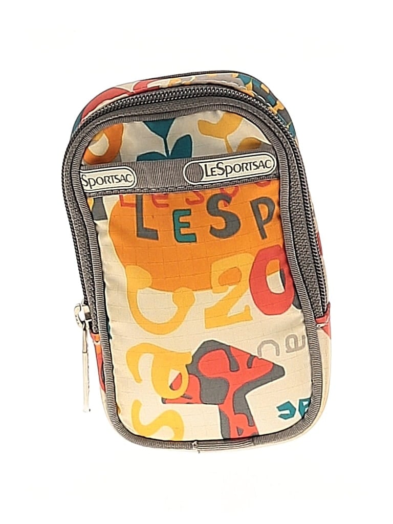 Pre-owned Lesportsac Wristlet In Gray