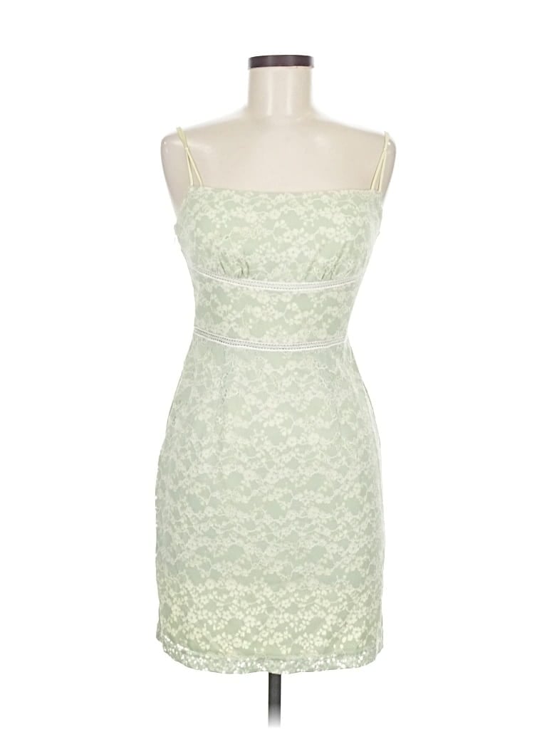 Pre-owned Assorted Brands Cocktail Dress In Green
