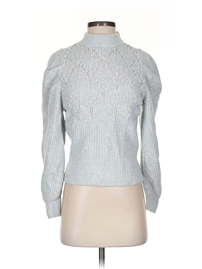 Pre-owned A New Day Turtleneck Sweater In Silver