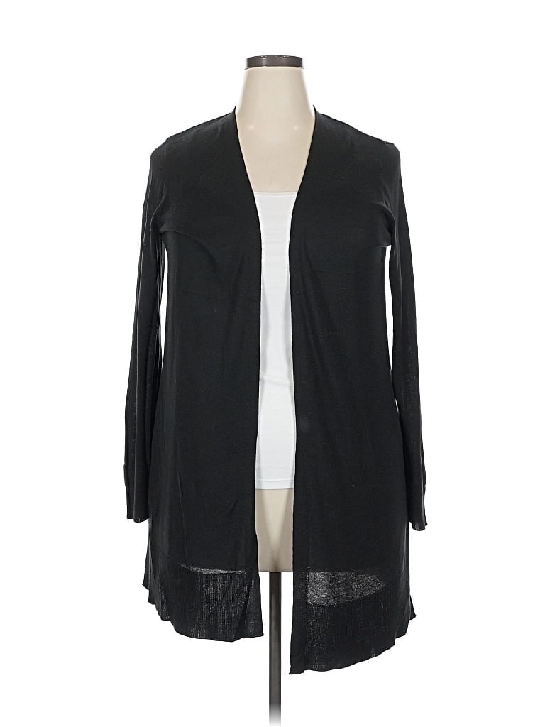 Pre-owned Worthington Cardigan Sweater In Black