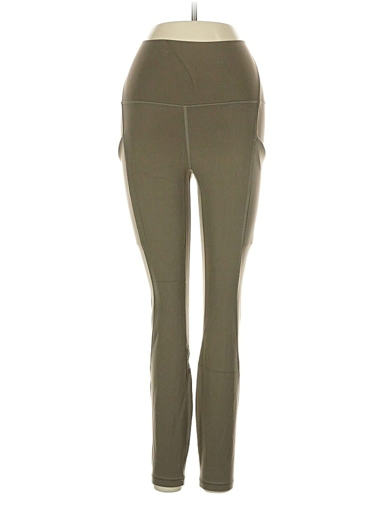 Pre-owned Lululemon Athletica Active Pants In Green