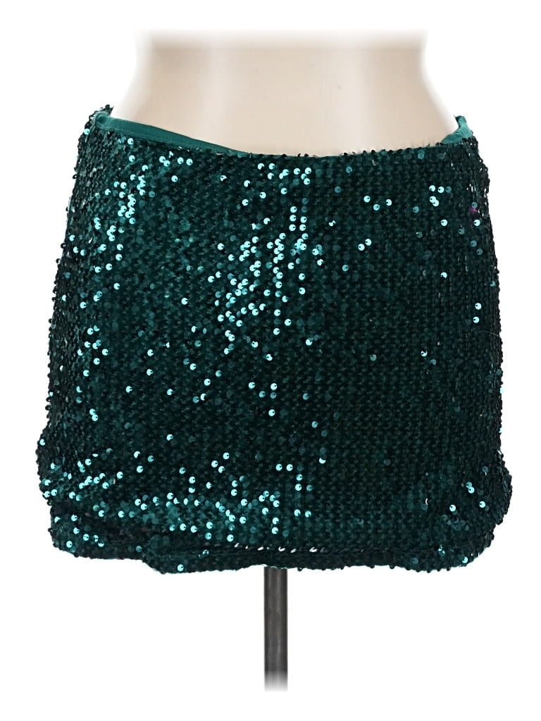 Pre-owned Wild Fable Formal Skirt In Blue