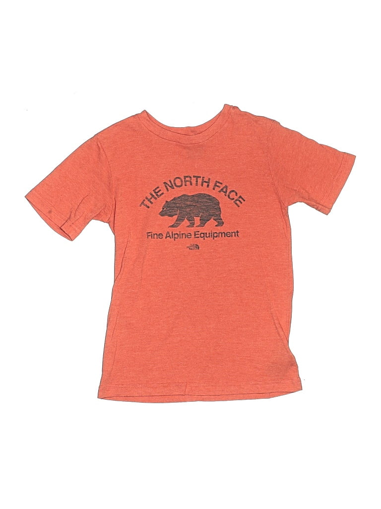 Pre-owned The North Face Kids' Short Sleeve T-shirt In Orange