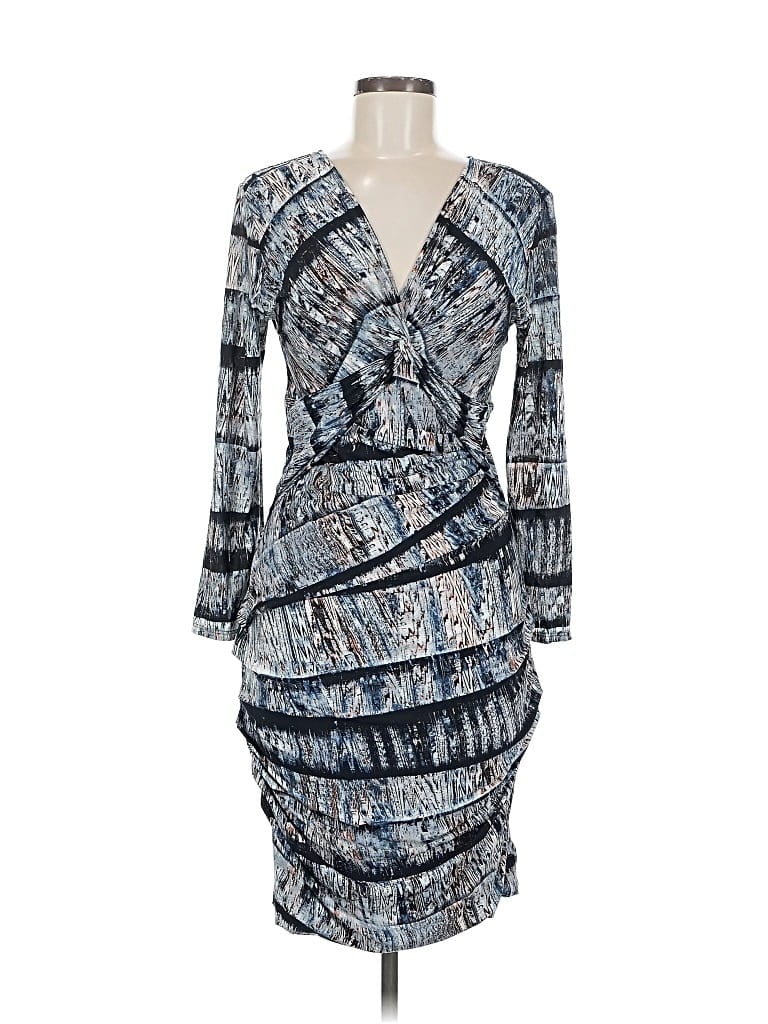 Pre-owned Bcbgmaxazria Cocktail Dress In Blue
