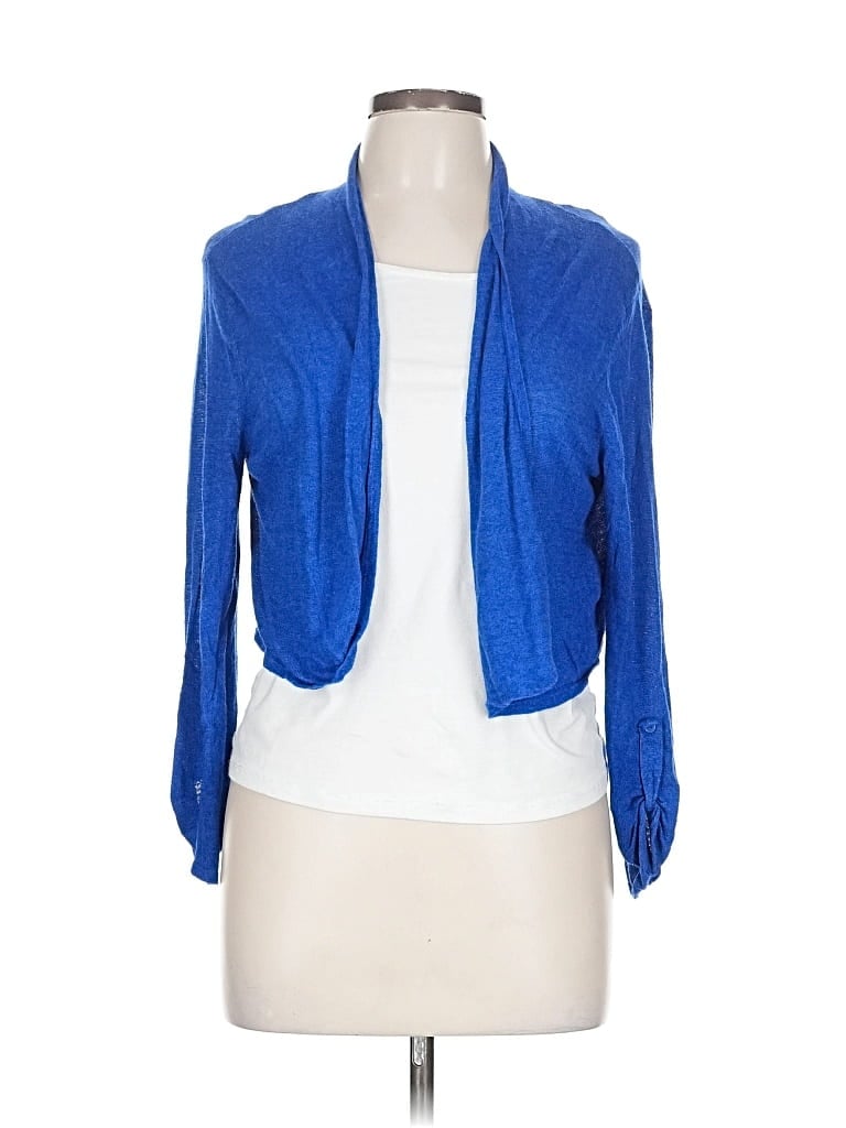 Pre-owned Chico's Cardigan Sweater In Blue