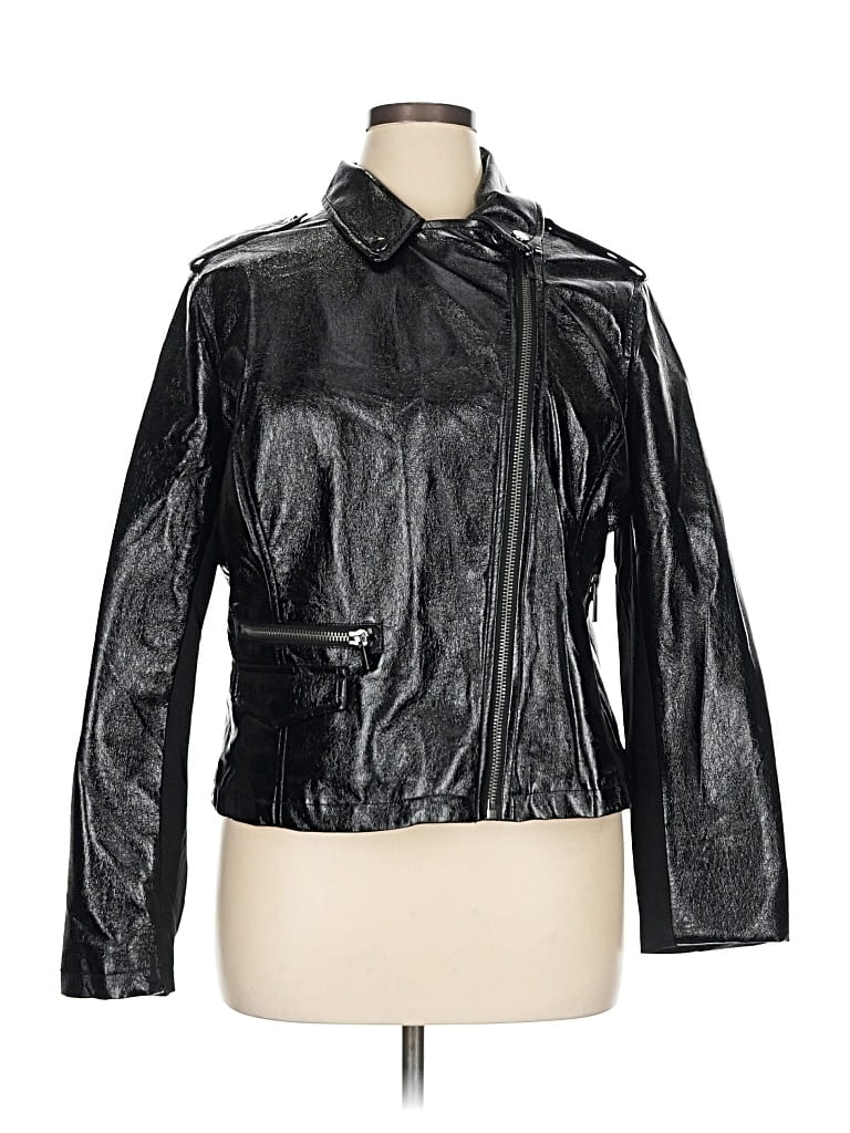 Pre-owned New York And Company Jacket In Black