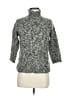 Caslon Tweed Gray Black Turtleneck Sweater Size M (petite) - photo 1