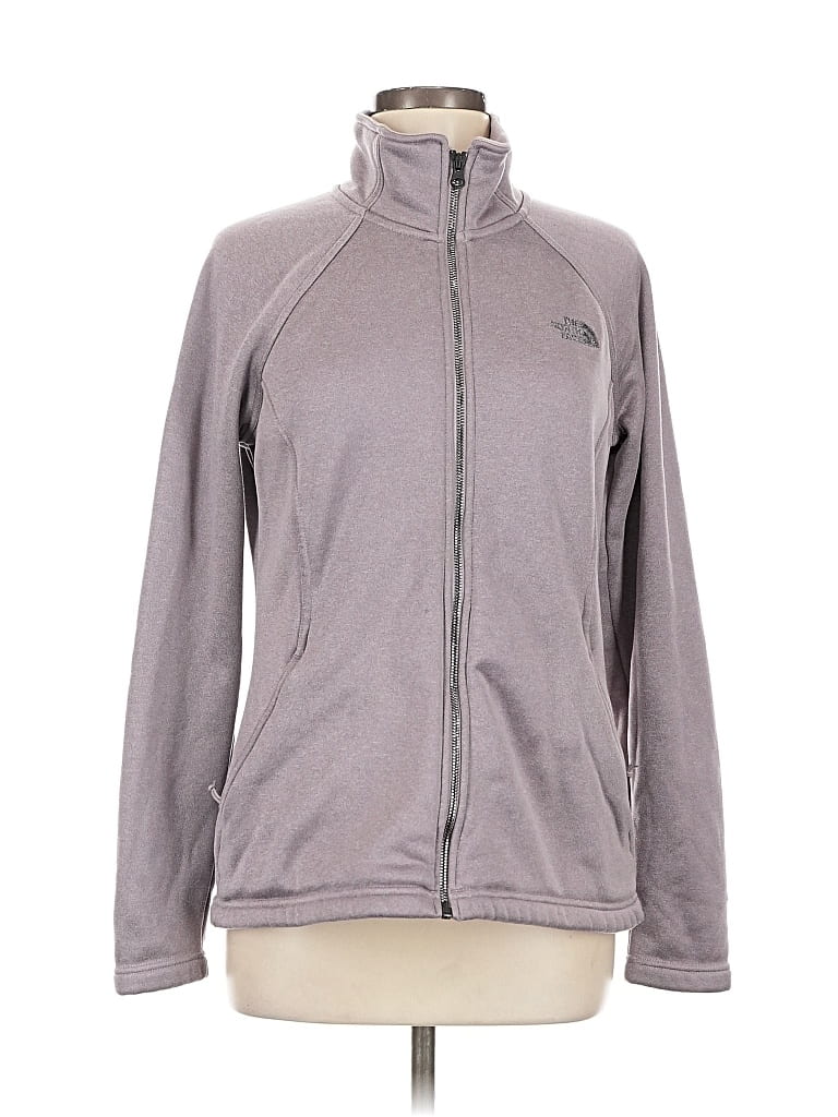 Pre-owned The North Face Track Jacket In Gray