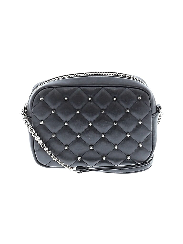 Pre-owned Rebecca Minkoff Leather Crossbody Bag In Black