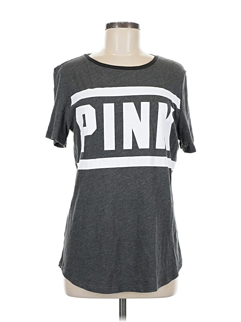 Pre-owned Victoria's Secret Pink Short Sleeve T-shirt In Pink