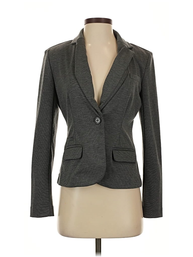 Pre-owned Merona Blazer Jacket In Gray