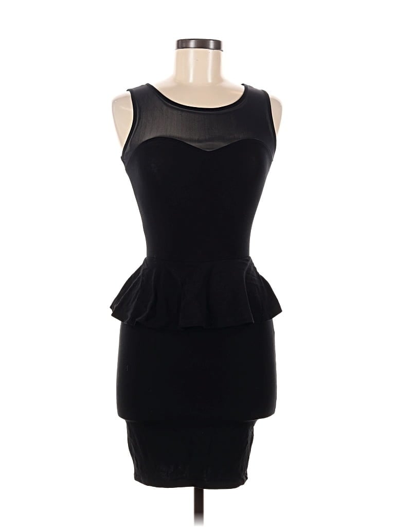 Pre-owned New Look Cocktail Dress In Black