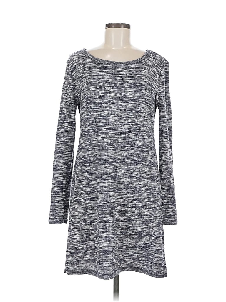 Pre-owned Lou & Grey For Loft Casual Dress In Gray