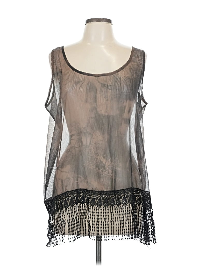 Pre-owned Pretty Angel Sleeveless Blouse In Gray