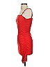 Unbranded Solid Red Cocktail Dress Size XS - photo 5
