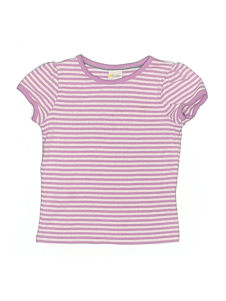 Pre-owned Mini Boden Kids' Short Sleeve T-shirt In Purple