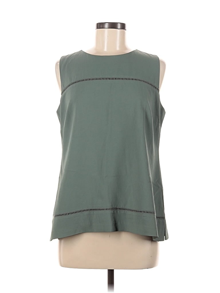 Pre-owned Banana Republic Sleeveless Blouse In Green
