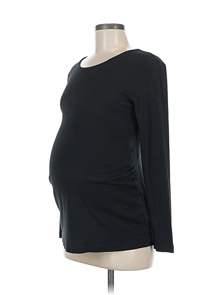 Pre-owned Gap - Maternity 3/4 Sleeve T-shirt In Black
