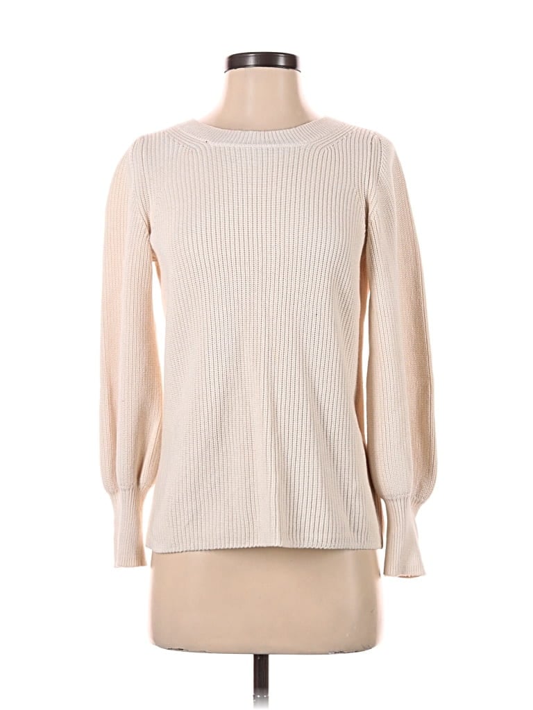 Pre-owned Banana Republic Factory Store Pullover Sweater In White