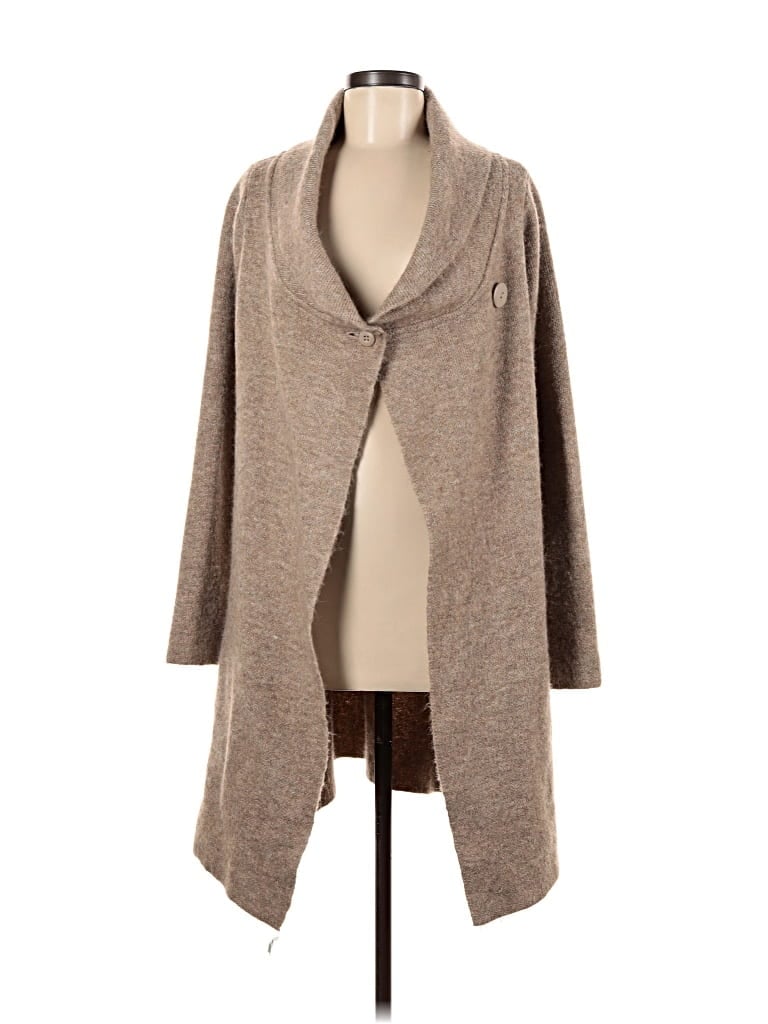 Pre-owned Adrienne Vittadini Cardigan Sweater In Brown