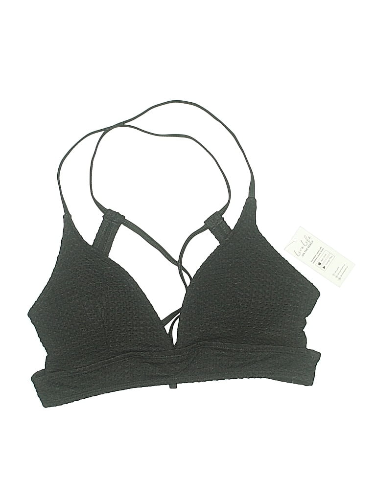 Cupshe Swimsuit Top Black Swimwear