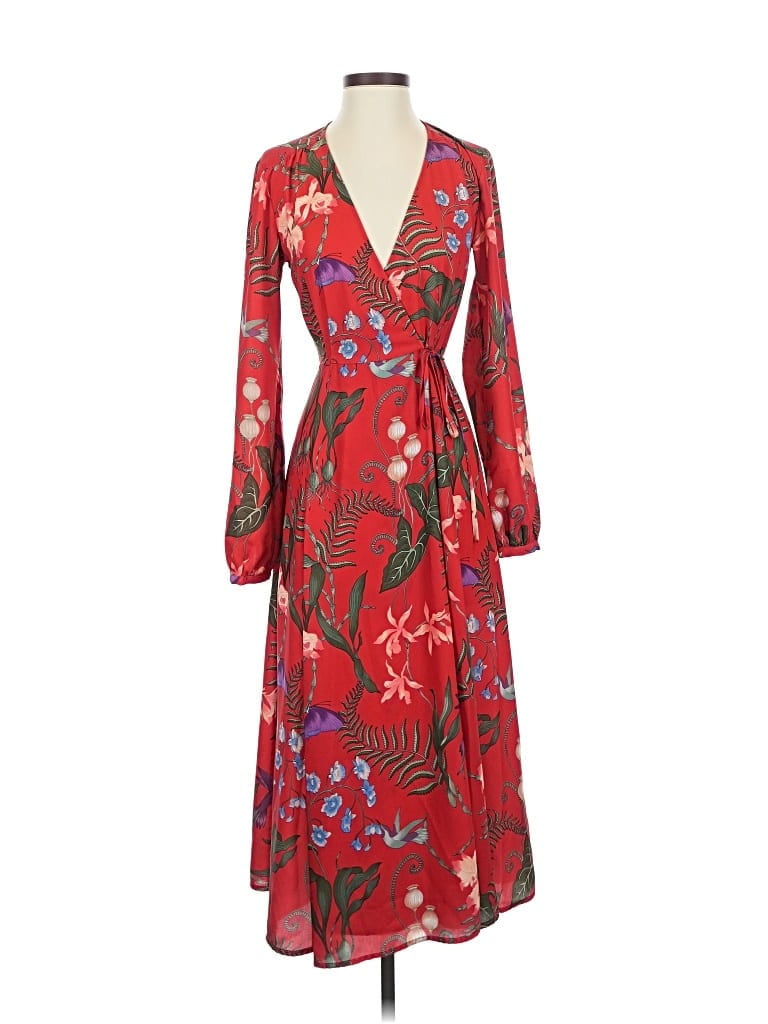 Pre-owned H&m Casual Dress In Red