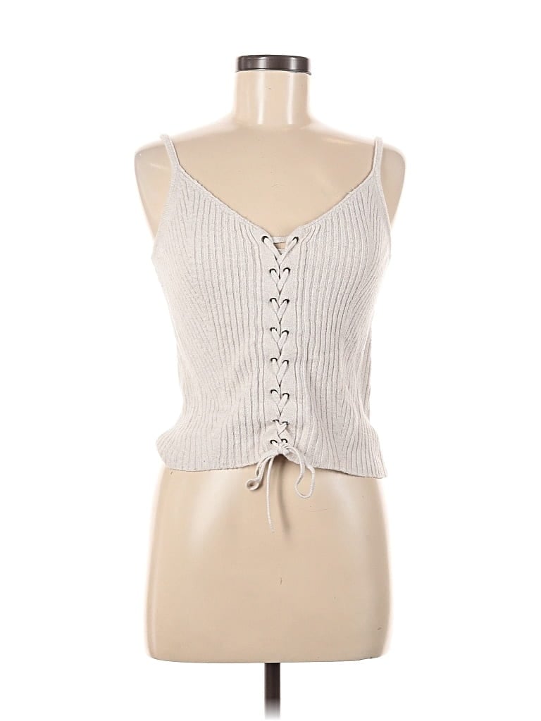 Pre-owned American Eagle Outfitters Sweater Vest In White