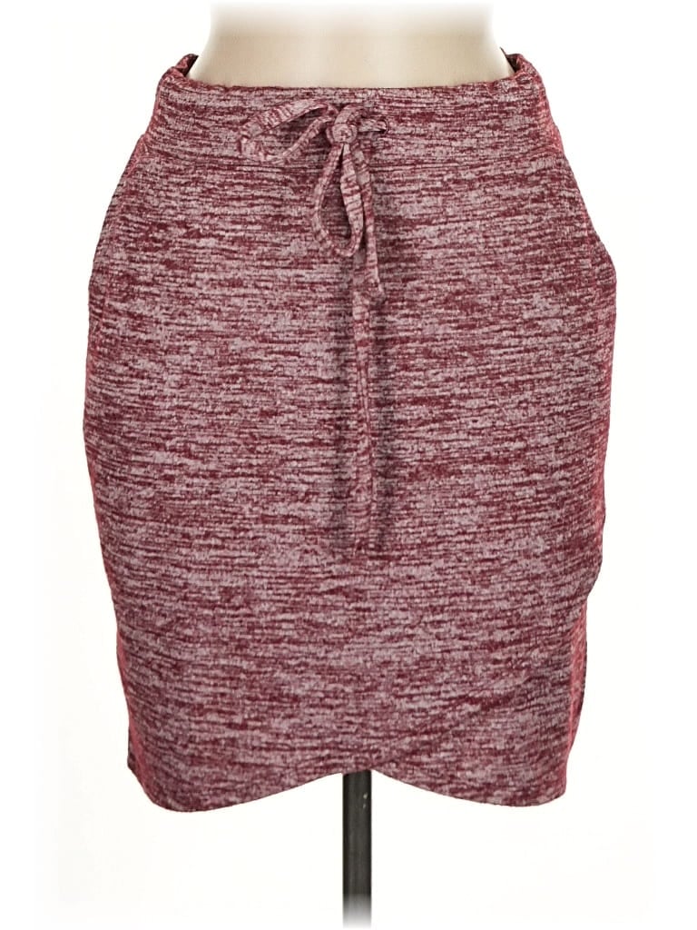 Pre-owned Market & Spruce Casual Skirt In Burgundy