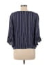 Drew 100% Rayon Blue 3/4 Sleeve Blouse Size M - photo 2