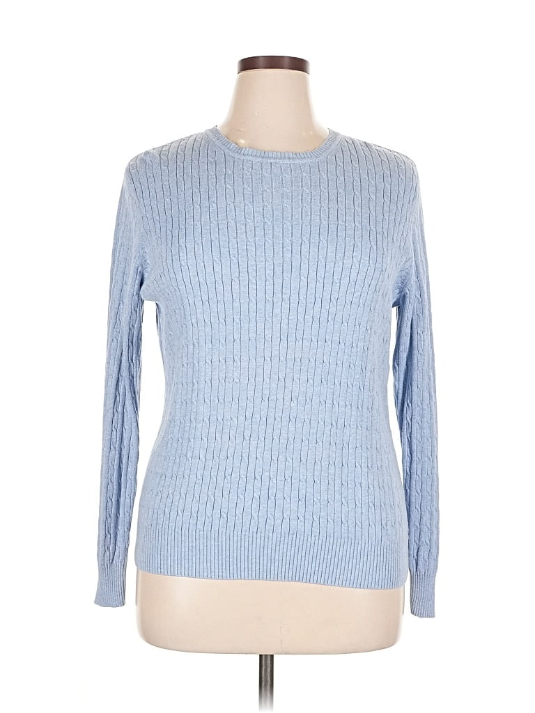 Pre-owned Kim Rogers Pullover Sweater In Blue