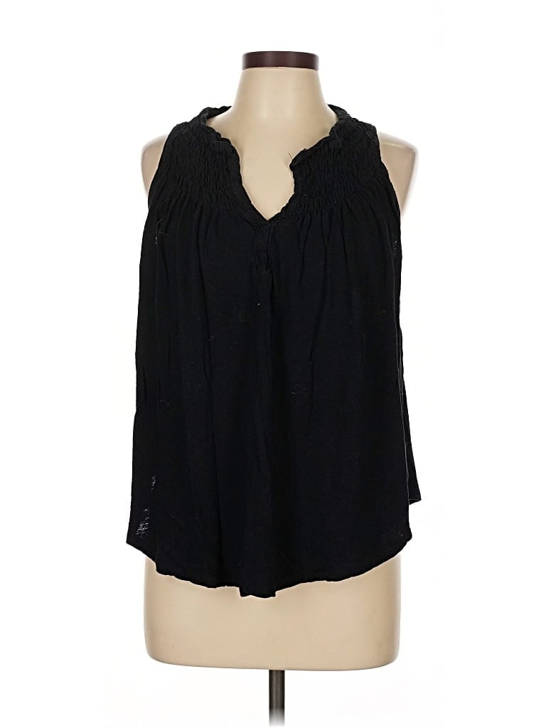 Pre-owned We The Free Sleeveless Blouse In Black