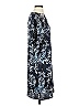 Chico's 100% Polyester Print Blue Casual Dress Size XS (00) - photo 4