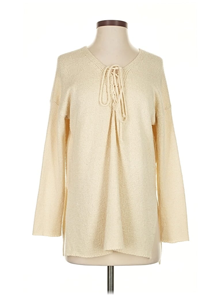 Pre-owned Astr Pullover Sweater In White