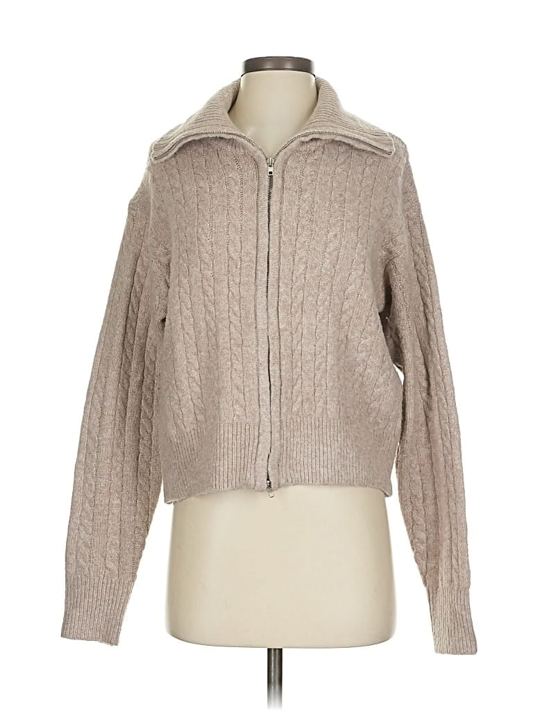 Pre-owned Louna Cardigan Sweater In Brown