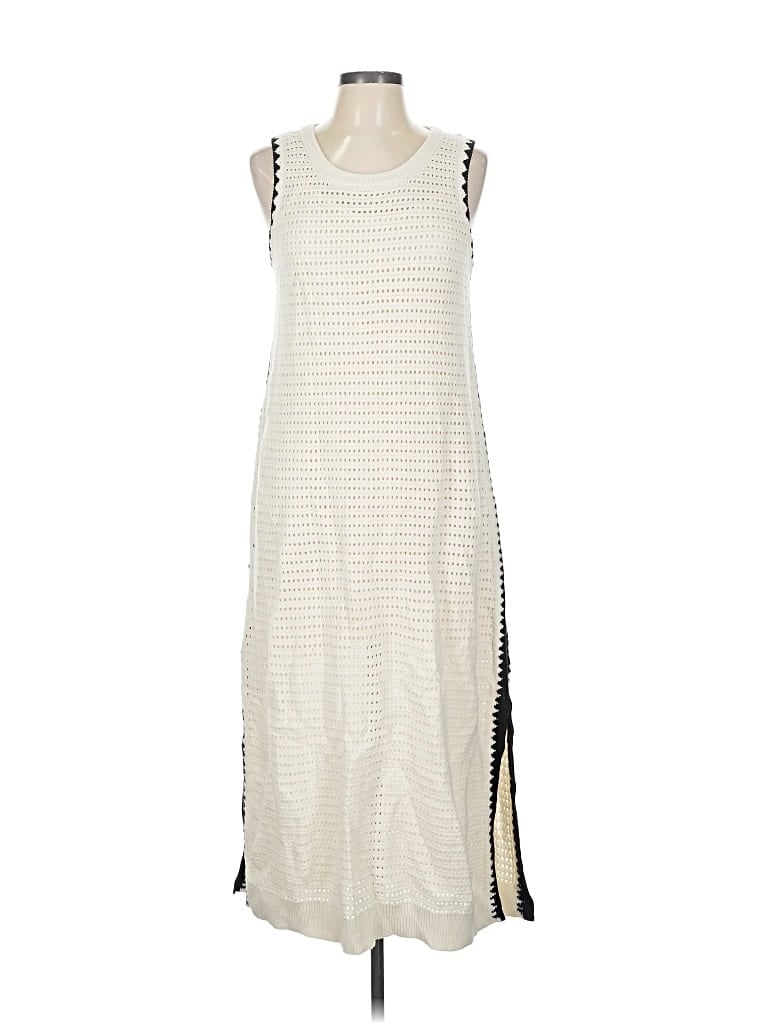 Pre-owned Universal Thread Casual Dress In White