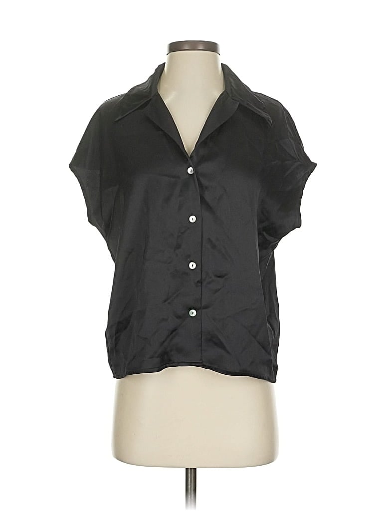 Pre-owned Rachel Zoe Tjx Sleeveless Blouse In Black