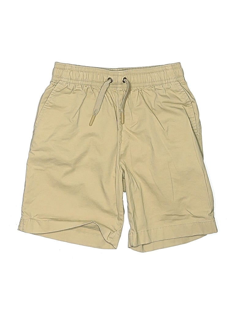 Pre-owned Crewcuts Kids' Khaki Shorts In Brown