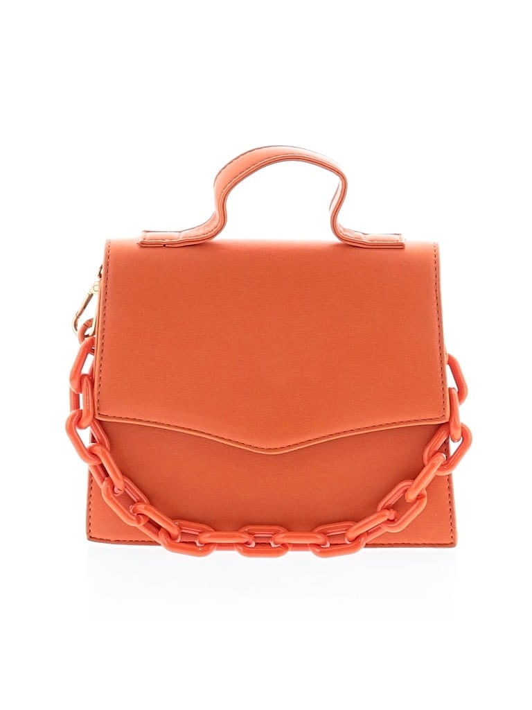 Pre-owned Unbranded Satchel In Orange