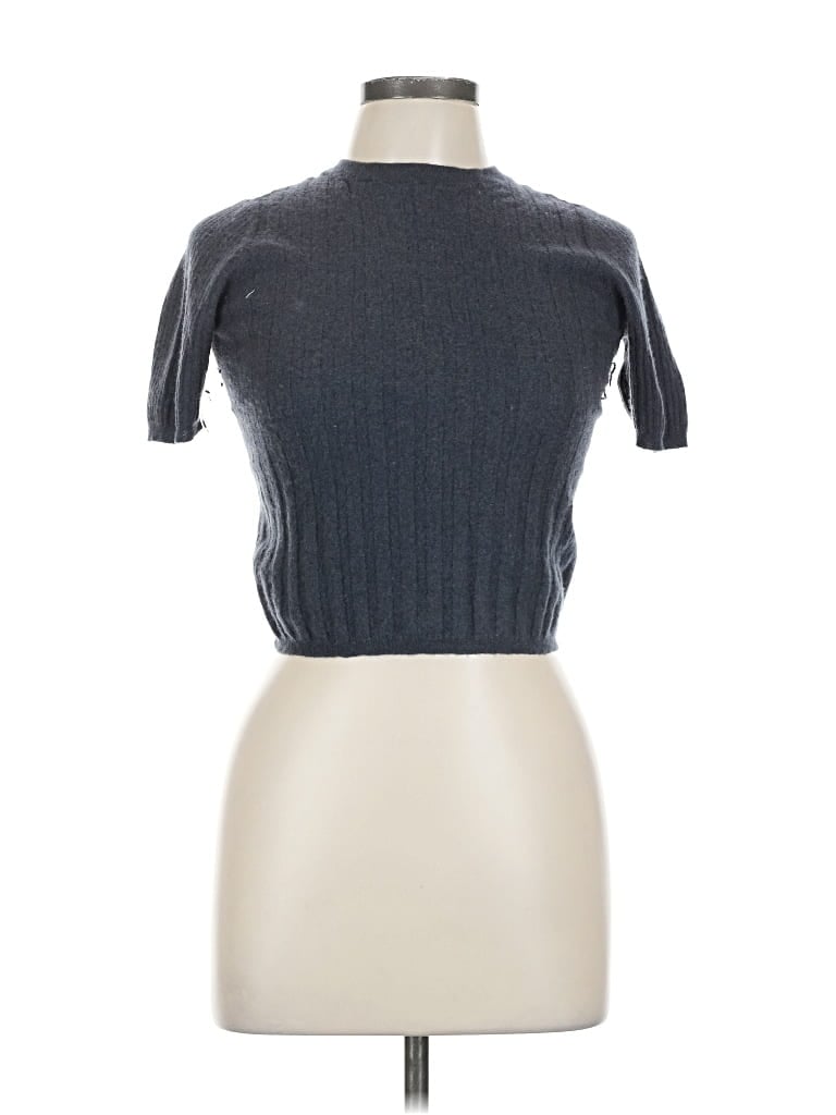 Pre-owned Vince Cashmere Pullover Sweater In Gray