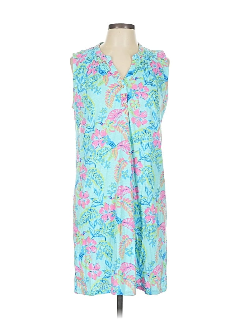 Pre-owned Caribbean Joe Casual Dress In Blue