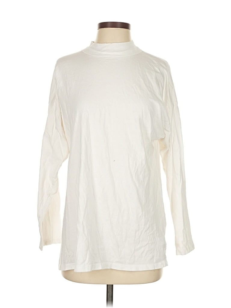 Pre-owned We The Free Long Sleeve Turtleneck In White