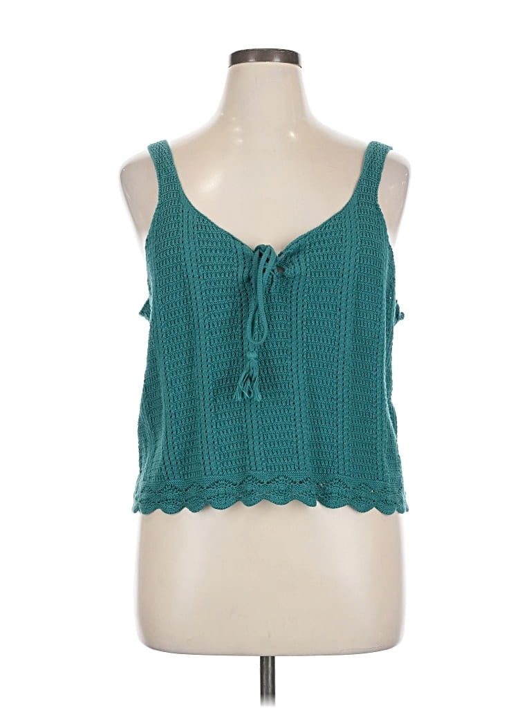 Pre-owned Old Navy Sleeveless Blouse In Blue