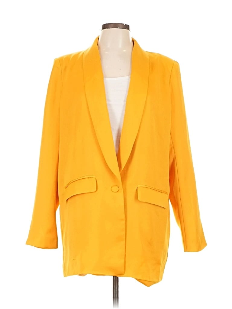 Pre-owned L'academie Los Angeles Blazer Jacket In Yellow