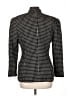 Linda Allard Ellen Tracy 100% Wool Houndstooth Black Wool Blazer Size 8 - photo 2