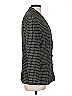 Linda Allard Ellen Tracy 100% Wool Houndstooth Black Wool Blazer Size 8 - photo 4
